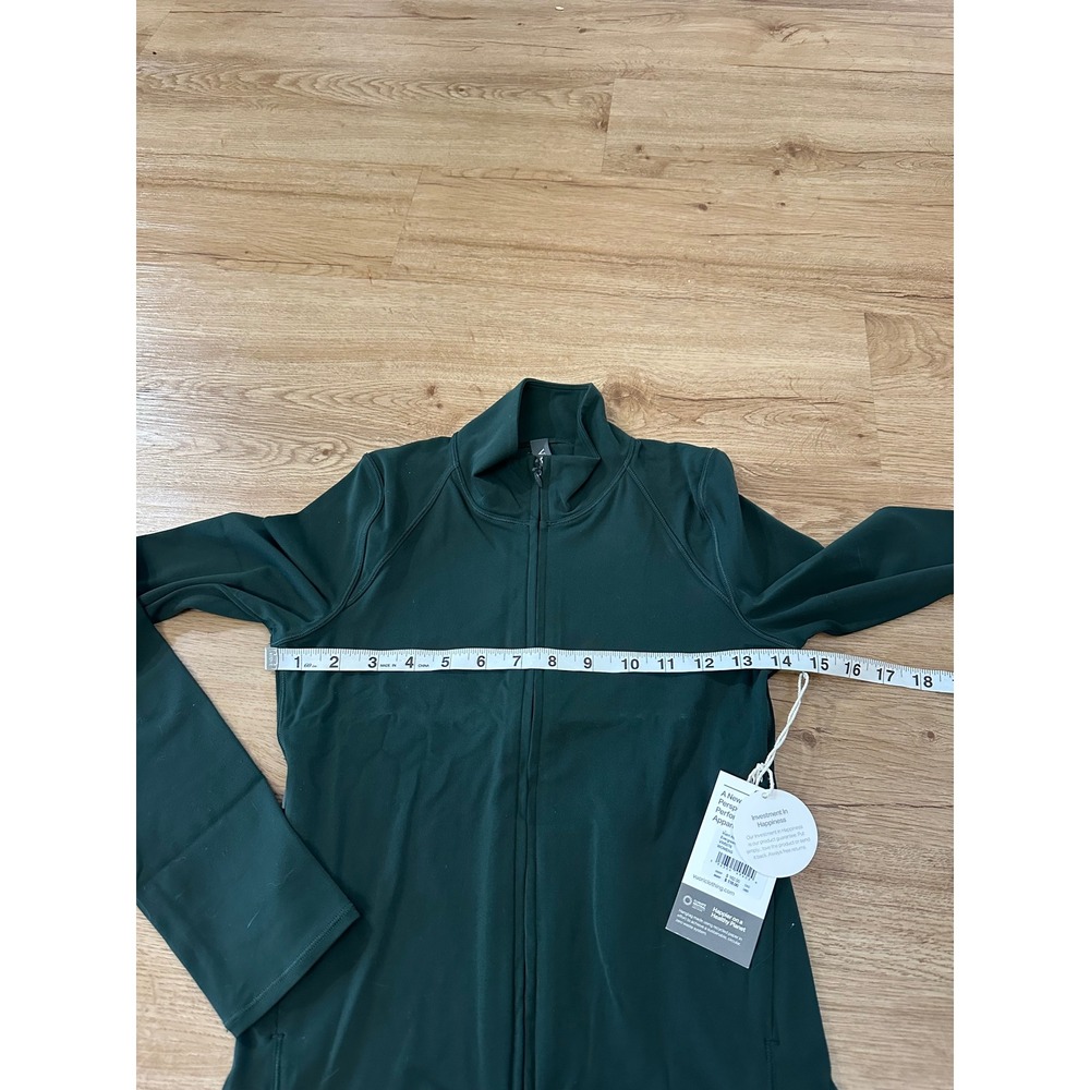 Vuori AllTheFeels Full Zip Jacket Women XS Evergreen Green NWT $118 VW5076 - Picture 4 of 6